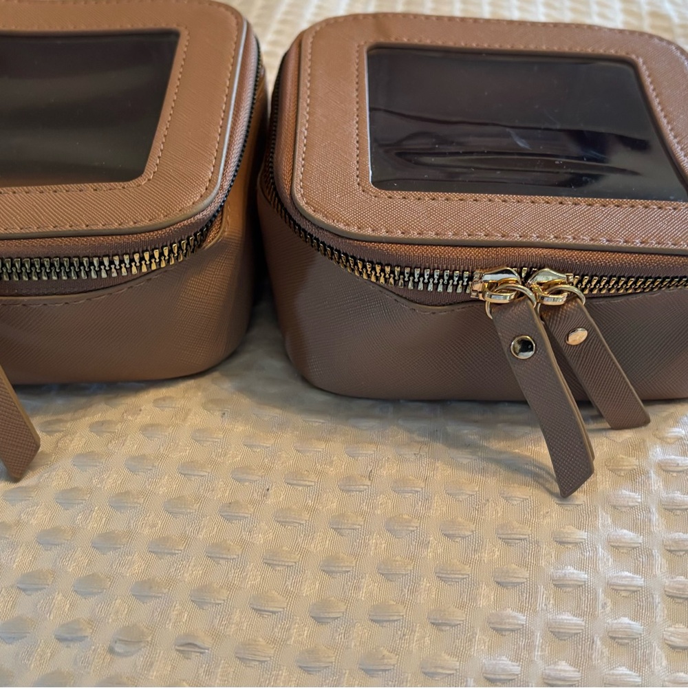 Brown Travel Jewelry Cases